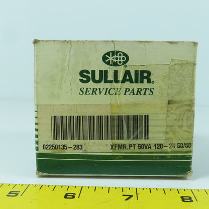 Sullair 02250135-283 Genuine OEM 50VA Transformer 120V Primary 24V Sec