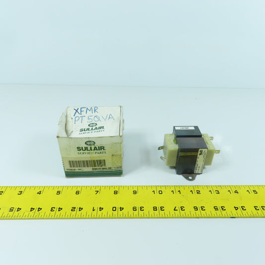 Sullair 02250135-283 Genuine OEM 50VA Transformer 120V Primary 24V Sec