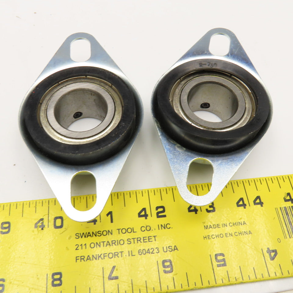 KBZ CSB205-16N 1" Bore Ball Bearing 2 Bolt Flange Mount Lot Of 2
