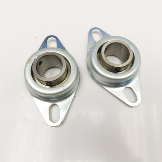 KBZ CSB205-16N 1" Bore Ball Bearing 2 Bolt Flange Mount Lot Of 2