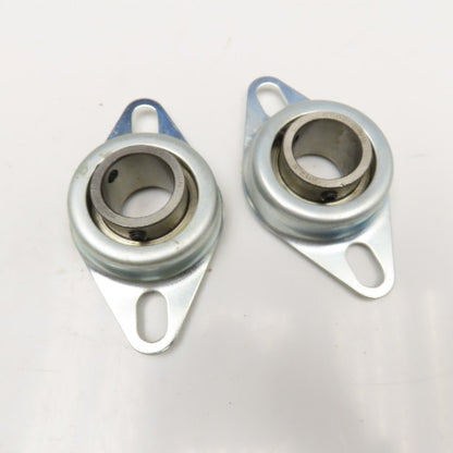 KBZ CSB205-16N 1" Bore Ball Bearing 2 Bolt Flange Mount Lot Of 2
