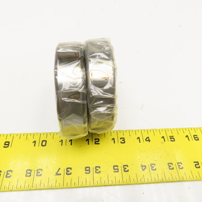 FAG 6307.C3 80mm OD x 35mm ID x 21mm Wide Radial Ball Bearing Lot Of 2