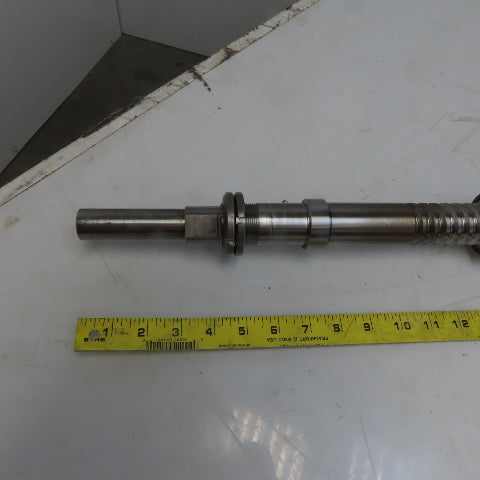 Yamazaki Mazak CNC 35mm Ball Screw Assembly 1110mm OAL 10mm Pitch 520mm Travel