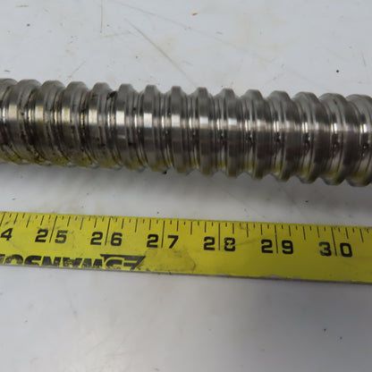 Yamazaki Mazak CNC 35mm Ball Screw Assembly 1110mm OAL 10mm Pitch 520mm Travel
