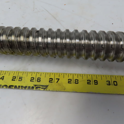 Yamazaki Mazak CNC 35mm Ball Screw Assembly 1110mm OAL 10mm Pitch 520mm Travel