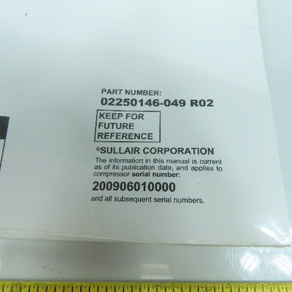Sullair 02250146-049 R02 Supervisor Controller User Manual "Sealed"