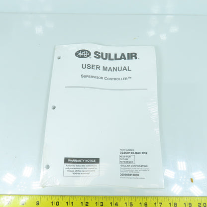Sullair 02250146-049 R02 Supervisor Controller User Manual "Sealed"