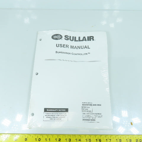 Sullair 02250146-049 R02 Supervisor Controller User Manual "Sealed"