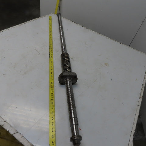 Yamazaki Mazak CNC 36mm Ball Screw Assembly mm 1346OAL 11mm Pitch 622mm Travel