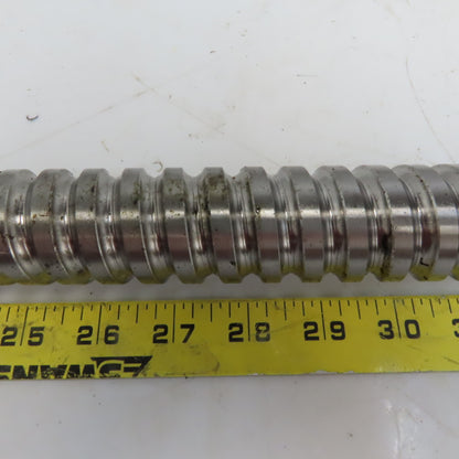 Yamazaki Mazak CNC 36mm Ball Screw Assembly mm 1346OAL 11mm Pitch 622mm Travel
