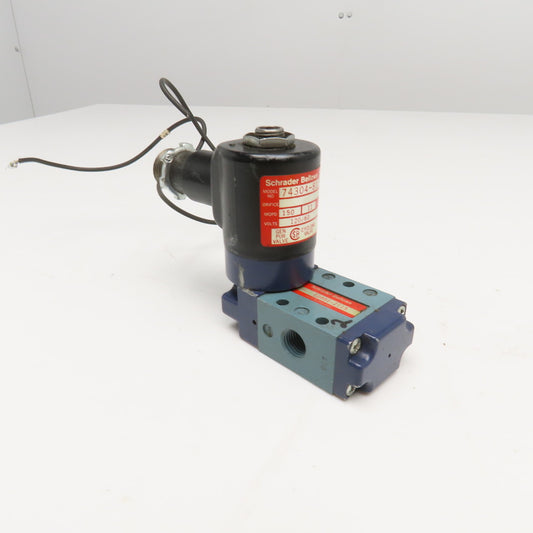 Schrader Bellows 52401-1115 3 Port 2 Position Pneumatic Cyclone Valve 120V 1/4"
