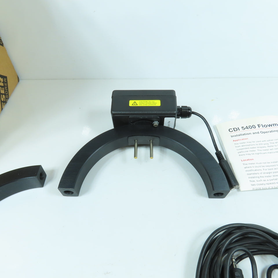CDI 5400-50S 5" Steel Pipe Flow Meter 20mA= 2400 SCFM Rev 1.0