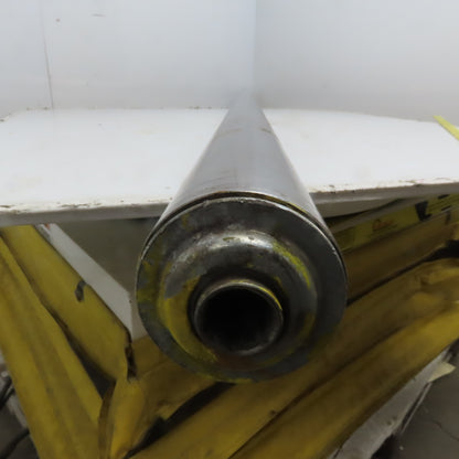 2-1/2" OD Plain Steel Gravity Roller 84" Bf 82" Face 5/8"Hex Lot of 7