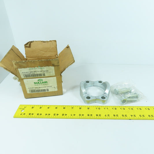 Sullair 02250099-416 Genuine OEM SAE Split 2-1/2" Flange Kit (No O-Ring)