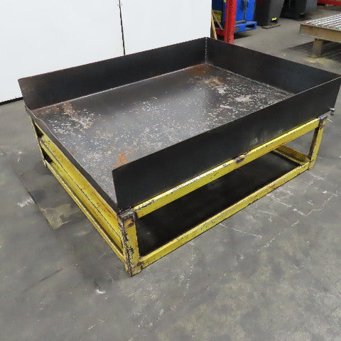 44" x 56" Steel Drum Tote Storage Spill Catchment Stand 14" Tall