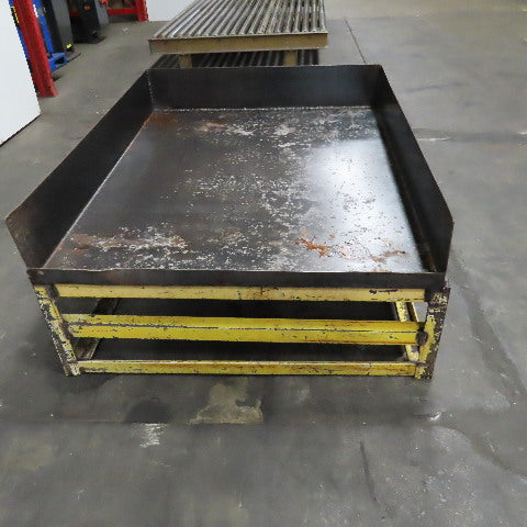 44" x 56" Steel Drum Tote Storage Spill Catchment Stand 14" Tall