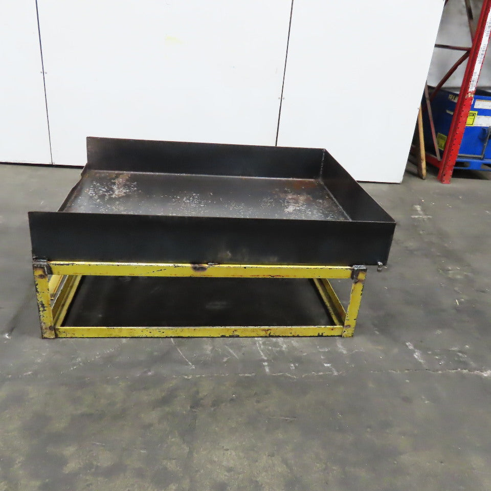 44" x 56" Steel Drum Tote Storage Spill Catchment Stand 14" Tall