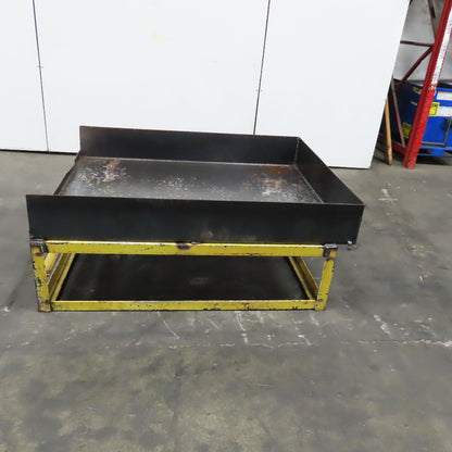 44" x 56" Steel Drum Tote Storage Spill Catchment Stand 14" Tall