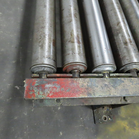 83" BF x 60" OAL Gravity Roller Conveyor Section 14" Tall