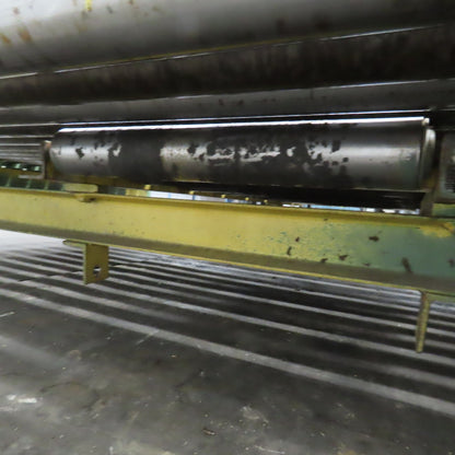 83" BF x 60" OAL Gravity Roller Conveyor Section 14" Tall