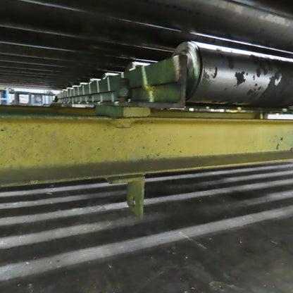 83" BF x 60" OAL Gravity Roller Conveyor Section 14" Tall