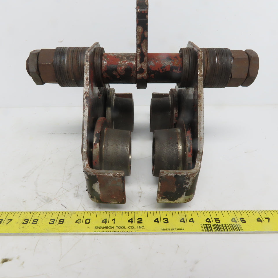 CM 663 1/2 Ton (1000lb) Manual Push-Pull Hoist Trolley 3 to 7" Beam