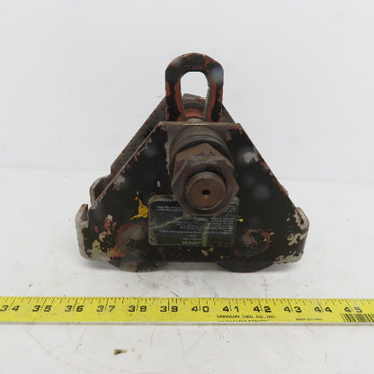 CM 663 1/2 Ton (1000lb) Manual Push-Pull Hoist Trolley 3 to 7" Beam