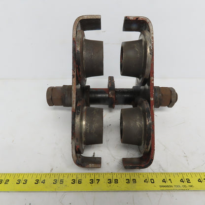 CM 663 1/2 Ton (1000lb) Manual Push-Pull Hoist Trolley 3 to 7" Beam