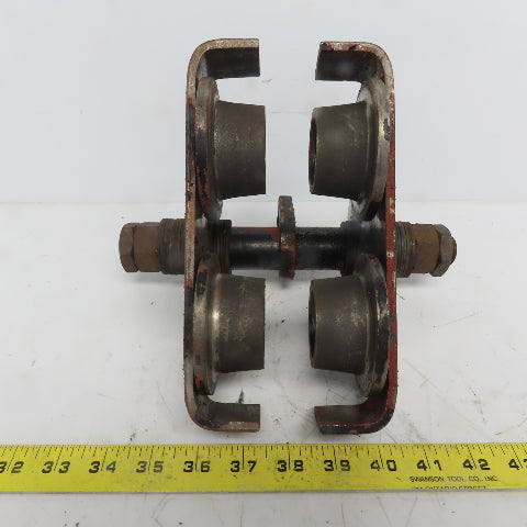 CM 663 1/2 Ton (1000lb) Manual Push-Pull Hoist Trolley 3 to 7" Beam
