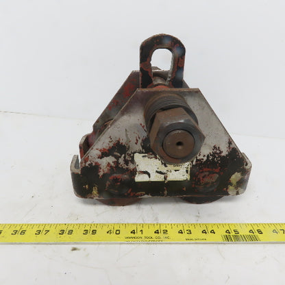 CM 663 1/2 Ton (1000lb) Manual Push-Pull Hoist Trolley 3 to 7" Beam