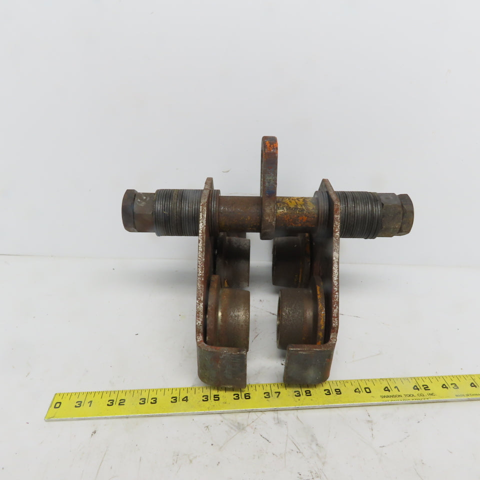 CM 663 1/2 Ton (1000lb) Manual Push-Pull Hoist Trolley 2-1/2 to 5" Beam