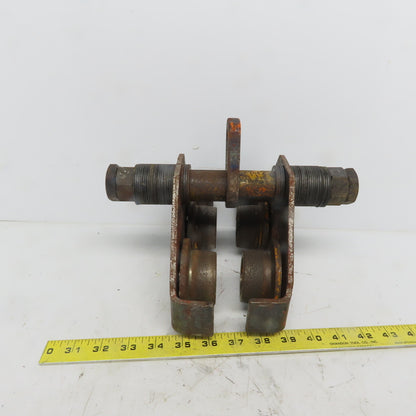 CM 663 1/2 Ton (1000lb) Manual Push-Pull Hoist Trolley 2-1/2 to 5" Beam