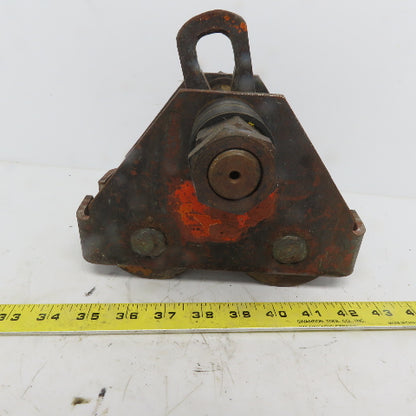 CM 663 1/2 Ton (1000lb) Manual Push-Pull Hoist Trolley 2-1/2 to 5" Beam