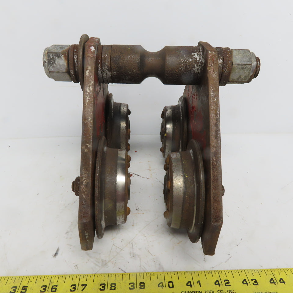 CM 1 Ton (2000lb) Manual Push-Pull Hoist Trolley 2 to 3" Beam