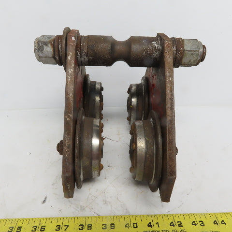 CM 1 Ton (2000lb) Manual Push-Pull Hoist Trolley 2 to 3" Beam