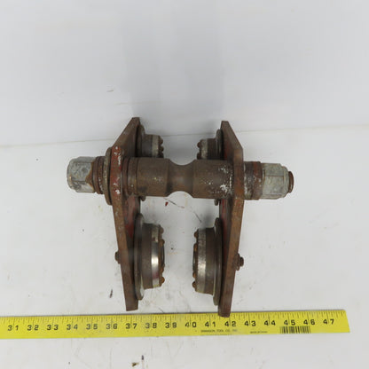 CM 1 Ton (2000lb) Manual Push-Pull Hoist Trolley 2 to 3" Beam