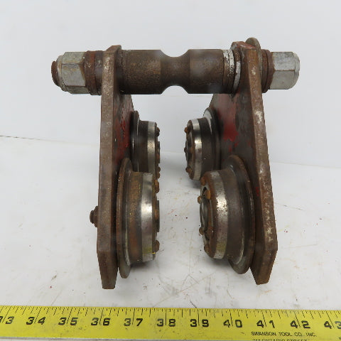 CM 1 Ton (2000lb) Manual Push-Pull Hoist Trolley 2 to 3" Beam