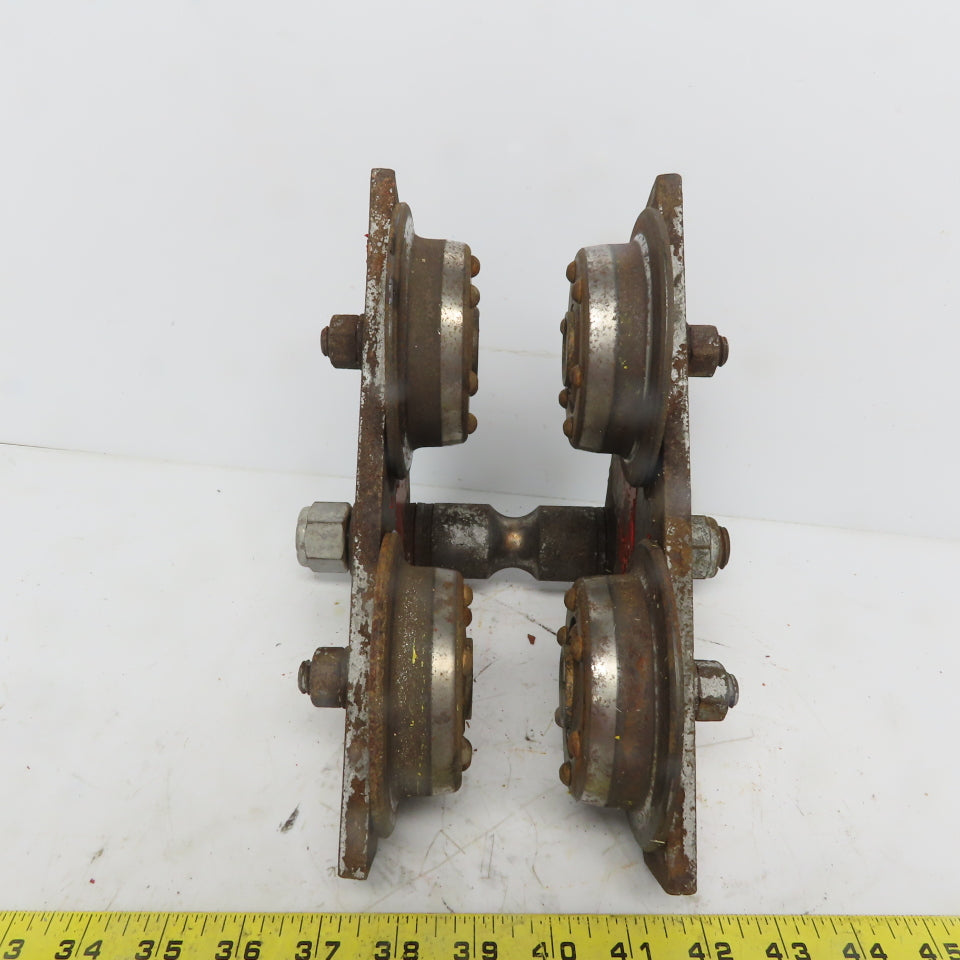 CM 1 Ton (2000lb) Manual Push-Pull Hoist Trolley 2 to 3" Beam