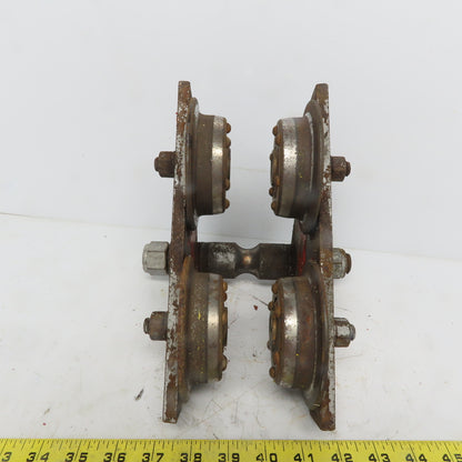 CM 1 Ton (2000lb) Manual Push-Pull Hoist Trolley 2 to 3" Beam