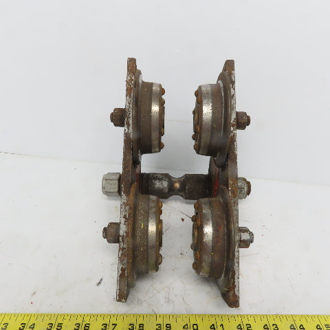 CM 1 Ton (2000lb) Manual Push-Pull Hoist Trolley 2 to 3" Beam