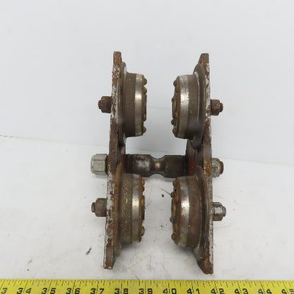 CM 1 Ton (2000lb) Manual Push-Pull Hoist Trolley 2 to 3" Beam