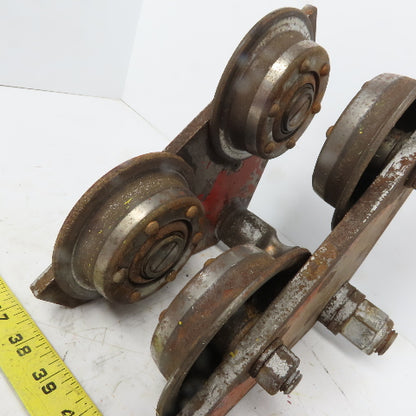 CM 1 Ton (2000lb) Manual Push-Pull Hoist Trolley 2 to 3" Beam