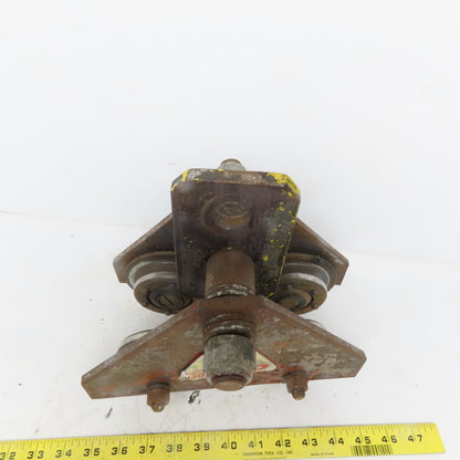 CM 1 Ton (2000lb) Manual Push-Pull Hoist Trolley 2 to 3" Beam
