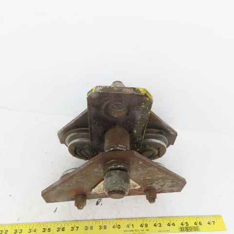CM 1 Ton (2000lb) Manual Push-Pull Hoist Trolley 2 to 3" Beam