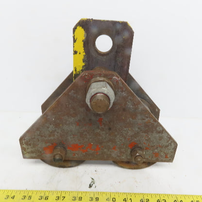 CM 1 Ton (2000lb) Manual Push-Pull Hoist Trolley 2 to 3" Beam