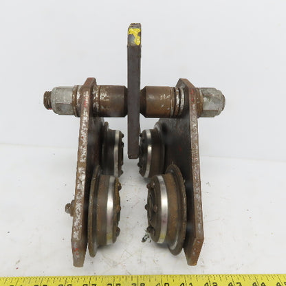 CM 1 Ton (2000lb) Manual Push-Pull Hoist Trolley 2 to 3" Beam