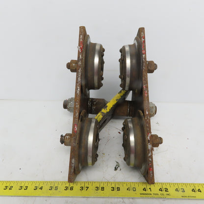 CM 1 Ton (2000lb) Manual Push-Pull Hoist Trolley 2 to 3" Beam