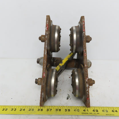 CM 1 Ton (2000lb) Manual Push-Pull Hoist Trolley 2 to 3" Beam