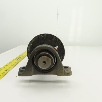 6-1/2" OD x 16-3/4" Crowned Face Conveyor Tail Drum Roller W/ Pillow Blocks