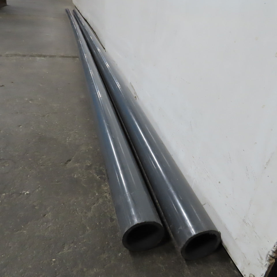 Crestline 2" Sch 80 PVC Pipe 400 PSI Lot Of 2 Pieces 20 Total Feet